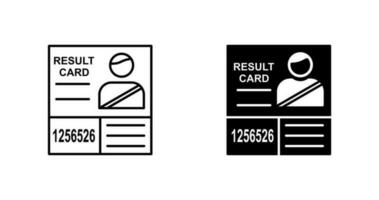 ícone de vetor de resultados de candidatos