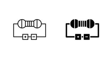 ícone de vetor de resistor