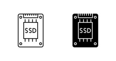 ícone do vetor ssd