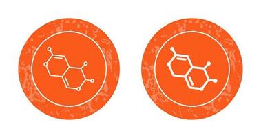 ícone de vetor de molécula