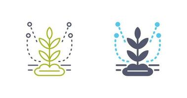 ícone do vetor do sistema de irrigação