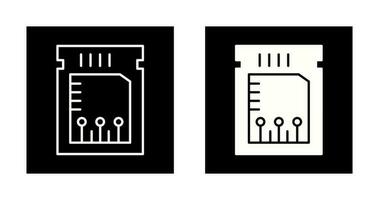ícone de vetor de chip exclusivo