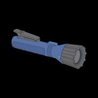 lanterna do luz vetor plano ícone. lanterna iluminação com Holofote ou clarão. ilustração do piscando luz lanterna isolado em Preto fundo. vetor ilustração, eps 10.