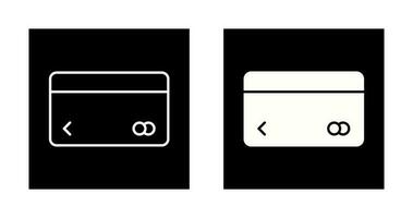 ícone de vetor de cartão de crédito exclusivo