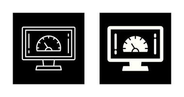 ícone de vetor de teste de velocidade