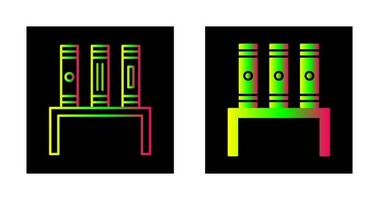 ícone de vetor de estante exclusivo