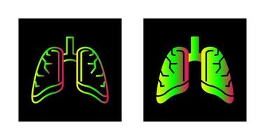 ícone de vetor de pulmões