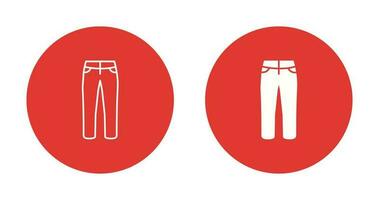 ícone de vetor de calças