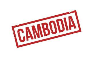 Camboja borracha carimbo foca vetor