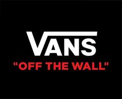 vans fora a parede marca logotipo símbolo Projeto ícone abstrato vetor ilustração com Preto fundo