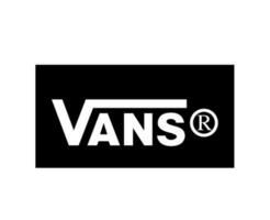 vans marca logotipo Preto símbolo Projeto ícone abstrato vetor ilustração