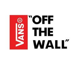 vans fora a parede marca símbolo logotipo roupas Projeto ícone abstrato vetor ilustração