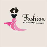 moda logotipo criativo mulheres beleza vida salão beleza logotipo vetor