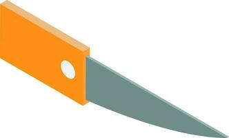 ilustração do faca isométrico elemento. vetor
