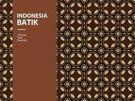 batik padronizar desatado Indonésia elemento independência dia nacional desenhando vintage moda vetor