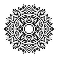 vetor de desenho de mandala decorativa