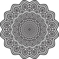 vetor de desenho de mandala decorativa