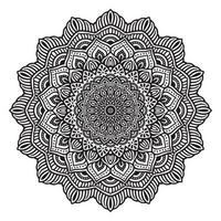 vetor de desenho de mandala decorativa