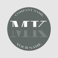 inicial mk logotipo carta monograma luxo mão desenhado vetor