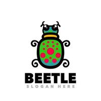 besouro inseto logotipo vetor