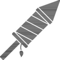 ícone de foguete de fogos de artifício vetor