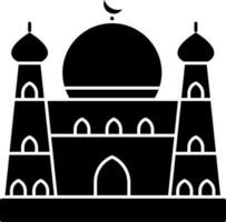mesquita ícone glifo vetor