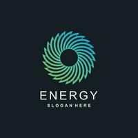 energia logotipo vetor idéia com moderno abstrato estilo