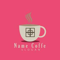 café logotipo para companhia ou o negócio vetor