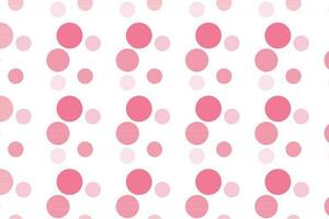 simples abstrato seamlees profundo e Leve Rosa cor polca ponto padronizar em branco fundo vetor