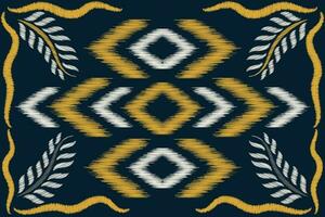 étnico ikat tecido padronizar geométrico estilo.africano ikat bordado étnico oriental padronizar marinha azul fundo. resumo,vetor,illustration.for textura,vestuário,scraf,decoração,tapete,seda. vetor