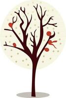 ilustração do árvore com ramo ícone. vetor