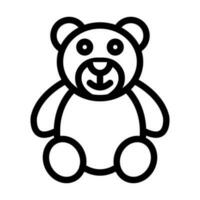 design de ícone de urso vetor