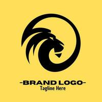 leão logotipo Projeto vetor ilustração, marca identidade emblema