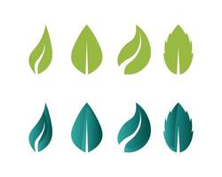 árvore folha vetor logotipo design natureza verde da natureza ervas e ícone de saúde fresco