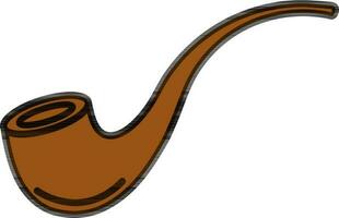vetor placa ou símbolo do fumar cano.