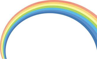 plano ilustração do arco-íris. vetor