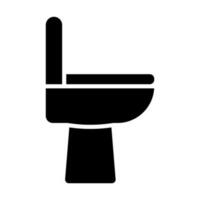 banheiro glifo ícone Projeto vetor