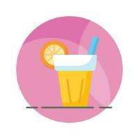 pegue aguarde em isto surpreendente ícone do limonada dentro editável estilo, verão beber vetor