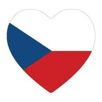 bandeira do a tcheco república dentro forma. vetor