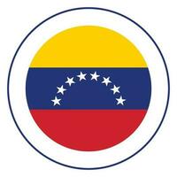 bandeira do Venezuela. Venezuela bandeira dentro Projeto forma. vetor