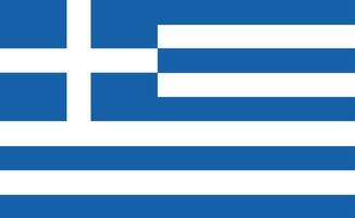 grego bandeira. a nacional bandeira do Grécia vetor