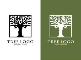 árvore logotipo vetor, abstrato árvore logotipo Projeto modelo vetor