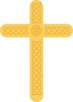 ícone de cruz cristã vetor