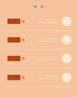 laranja eletrônico votação máquina evm vetor. vetor