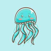 fofa medusa desenho animado personagem vetor