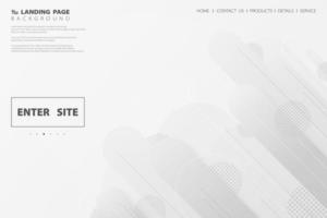 abstrato moderno stripe line web landing page layout background. ilustração vetorial eps10 vetor