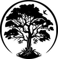 árvore do vida - minimalista e plano logotipo - vetor ilustração