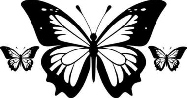 borboletas - minimalista e plano logotipo - vetor ilustração