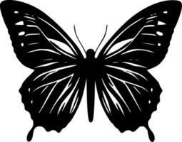 borboleta, Preto e branco vetor ilustração