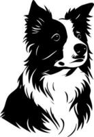 fronteira collie - Alto qualidade vetor logotipo - vetor ilustração ideal para camiseta gráfico